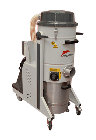 Atex certified industrial vacuum cleaner on wheels with extremely high filtration 3533 ATEX