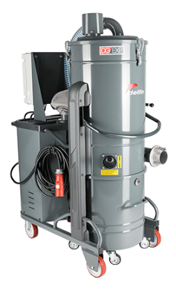 INDUSTRIAL VACUUM CLEANER ON WHEELS WITH HIGH AIRFLOW DG 75 AF